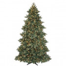 7.5 ft. Pre-Lit Bristol Spruce Quick-Set Artificial Christmas Tree with SureBright Clear Lights