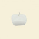 1.75 in. White Square Floating Candles (12-Box)