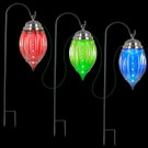 LightShow Multicolor Shooting Star Pathway Ornaments (Set of 3)