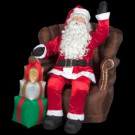6.5 ft. Realistic Inflatable Santa in Chair