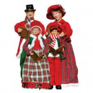 27 - 20 in. Red Plaid Carolers