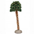 5 ft. Pre-Lit Palm Artificial Christmas Tree with Clear Lights