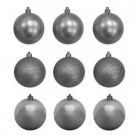 60 mm Silver Shatterproof Ornament (18-Count)