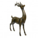 18 in. Standing Reindeer Poly Resin Decoration