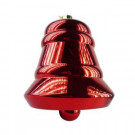 15.3 in. Shiny Red Large Bell Shatterproof Ornament