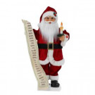 24 in. Battery Operated Animated Standing Santa with LED Illuminated Candle