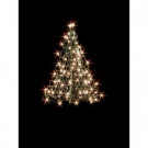 2 ft. Indoor/Outdoor Pre-Lit Incandescent Artificial Christmas Tree with Green Frame and 100 Clear Lights