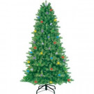 iTwinkle 7.5 ft. Just Cut Fraser Artificial Christmas Tree with Speaker