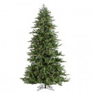 9 ft. Pre-Lit Natural Cut Green River Spruce Artificial Christmas Tree with Clear Lights
