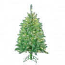 4 ft. Pre-Lit Lightly Flocked Lime Green Keystone Pine Artificial Christmas Tree