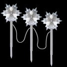 LED Snowflake Starry Night Path Markers (3-Pack)