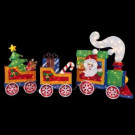 76 in. Lighted Tinsel Train