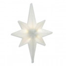 Battery-Operated Bethlehem Iridescent Star Shape Warm White LED Tree Topper