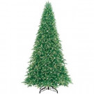 10.5 ft. Pre-Lit Deluxe Just Cut Frasier Fir Artificial Christmas Tree with Clear Lights