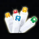 60-Light LED Multi-Color Twinkling Icicle Lights