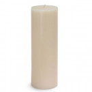 3 in. x 9 in. Ivory Pillar Candles Bulk (12-Case)