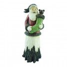16 in. Santa with Stocking Tabletop Figurine