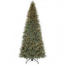 10 ft. Pre-Lit Meadow Fir Quick-Set Artificial Christmas Tree with SureBright Clear Lights