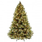 8 ft. Wintry Pine Artificial Christmas Tree with Clear Lights