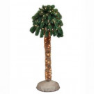 4 ft. Pre-Lit Palm Artificial Christmas Tree with Clear Lights
