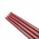 12 in. Burgundy Taper Candles (12-Set)