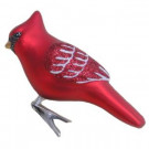 Snowberry 5 in. Red Bird Shatter-Resistant Ornament (6-Piece)