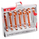 Texas Team Candy Cane Ornaments (6-Pack)