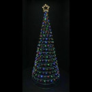 6 ft. 3 in. LED Twinkling Tree Sculpture with Warm White and Multi-Color Lights