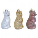 Snowberry 2.8 in. Fox Shatter-Resistant Ornament (6-Piece)