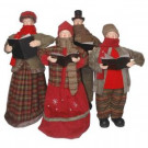 Plush Collection 28 in. to 34 in. Carolers (4-Piece)
