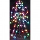 60 in. 50-Light LED Color Changing Angel with Multi Functions