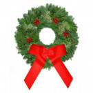 30 in. Fresh Festive Berry Frost Holiday Wreath