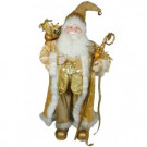 Plush Collection 36 in. Gold Santa