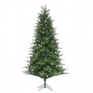 7.5 ft. Pre-Lit Twinkling LED Natural Cut Glendale Pine Artificial Christmas Tree