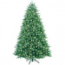 7.5 ft. Pre-Lit Just Cut Fraser Fir Artificial Christmas Tree with Clear Lights