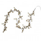5 ft. Pre-Lit Gold Berry Garland