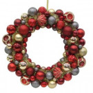 Regal Holiday 24 in. Christmas Shatterproof Ornament Ball Wreath
