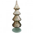 11.5 in. Gold Glass Tree Decor