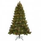 9 ft. Pre-Lit Cashmere Cone and Berry Decorated Hinged Artificial Christmas Tree