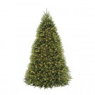 9 ft. Dunhill Fir Hinged Artificial Christmas Tree with 900 Clear Lights