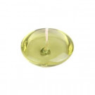 3 in. Clear Sage Green Gel Floating Candles (6-Box)