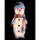 2 ft. Skating Snowman with Clear Lights