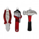 4 in. Assorted Man's Tool Set Ornament (3-Count)