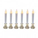 Battery Operated Candle with Timer (Set of 6)