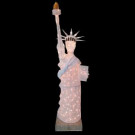 84 in. 200-Light Fabric Mesh Statue of Liberty