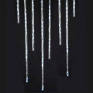 144-Light LED Frosted White Meteor Shower Light Stick Set