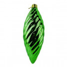 19.75 in. Shiny Green Large Spiral Shatterproof Ornament