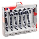 New York Yankees Team Candy Cane Ornaments (6-Pack)