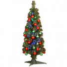 3 ft. Fiber Optic Fireworks Ornament Artificial Christmas Tree