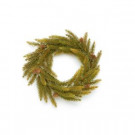 10 in. Artificial Spruce Candle Ring with Cones